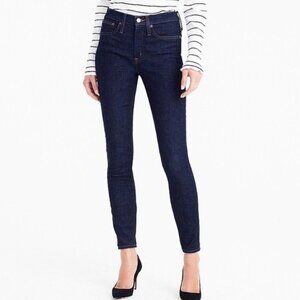 J. Crew 9" High Rise Toothpick Jeans